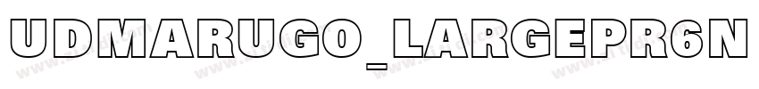 UDMarugo_LargePr6N HV字体转换